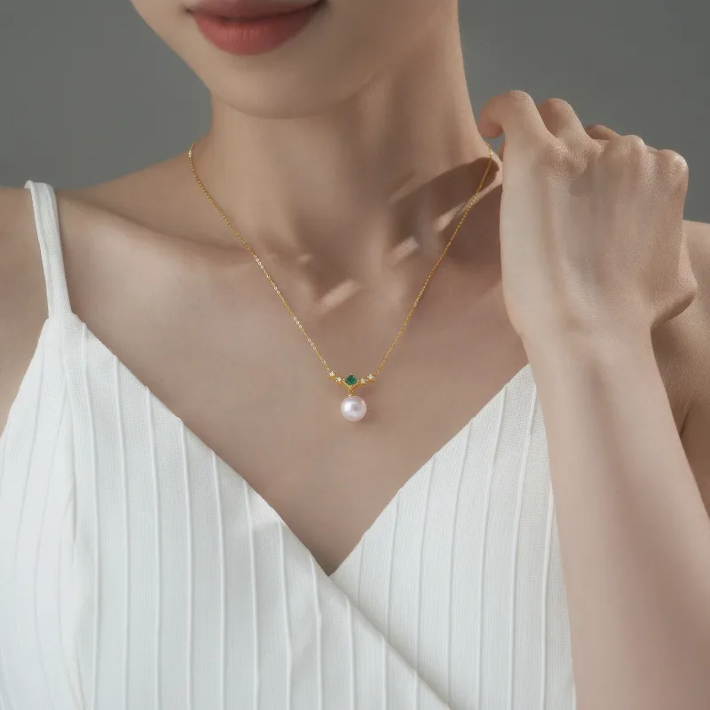 ME LUXE Saltwater Pearl Necklaces Women's-4