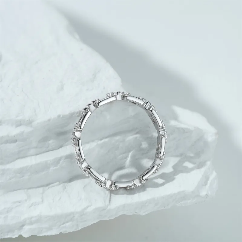 ME LUXE S925 Silver Ring, Premium Normcore Style Open Ring Unisex-3