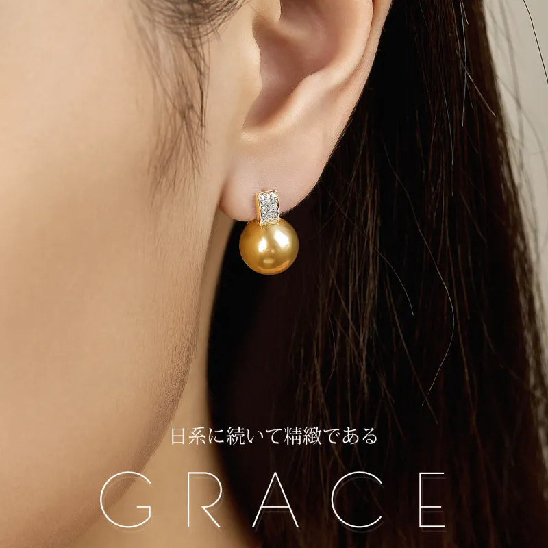 ME LUXE Pearl Earrings Women's-2