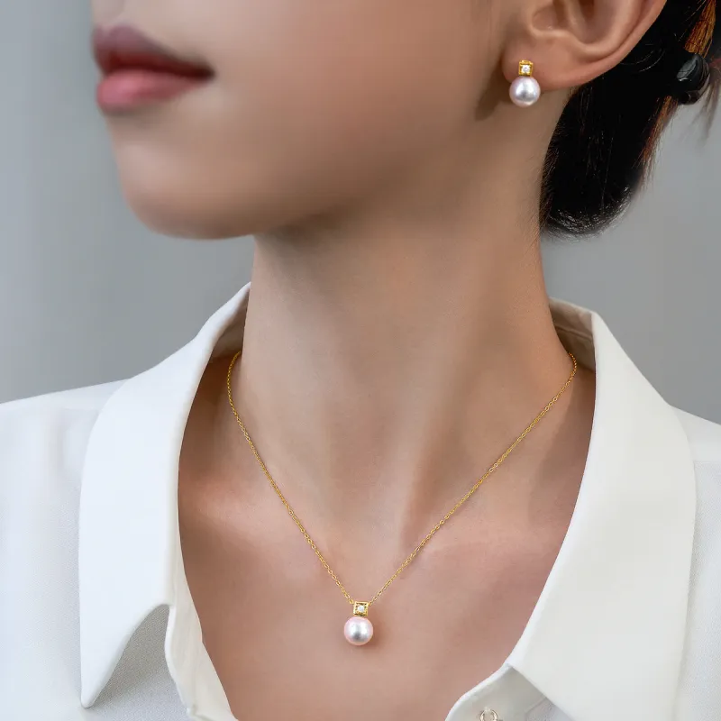 ME LUXE Saltwater Pearl Pendants Women's-2