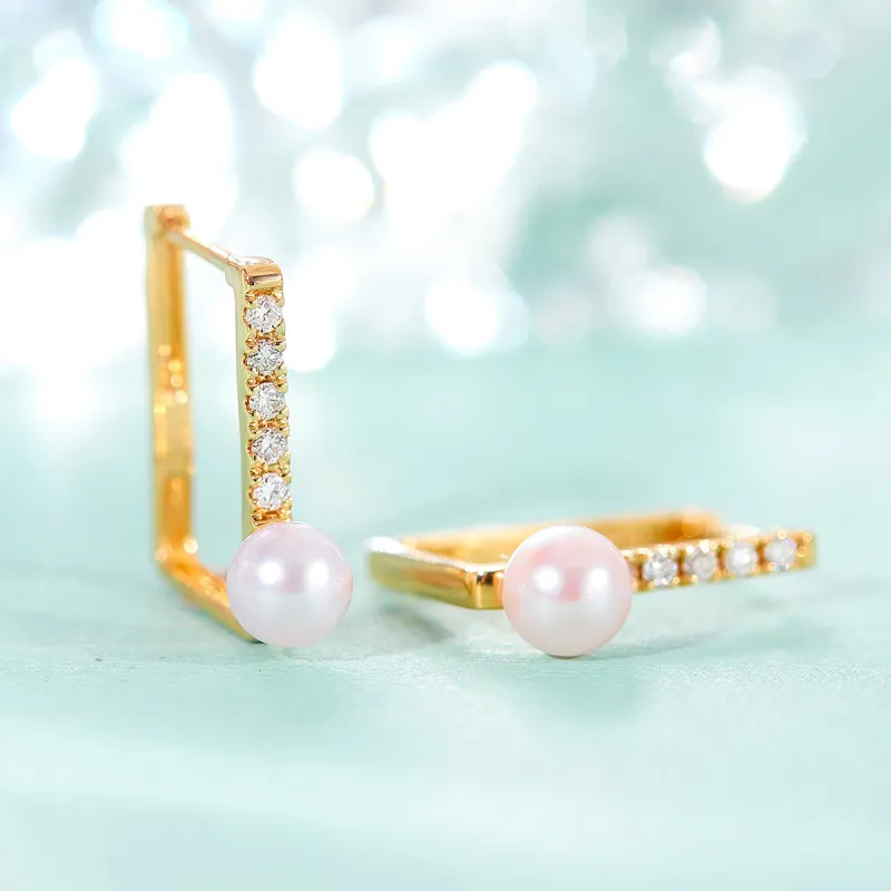 ME LUXE Saltwater Pearl Earrings Women's-3