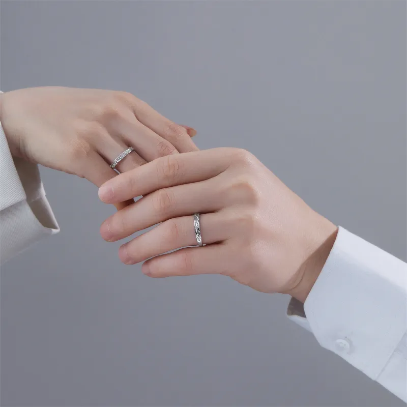 ME LUXE S925 Silver Ring, Unique Forest Knuckle Ring Unisex-3