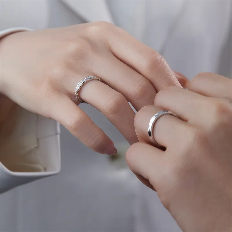 ME LUXE S925 Silver Ring, Unique Forest Knuckle Ring Unisex-1