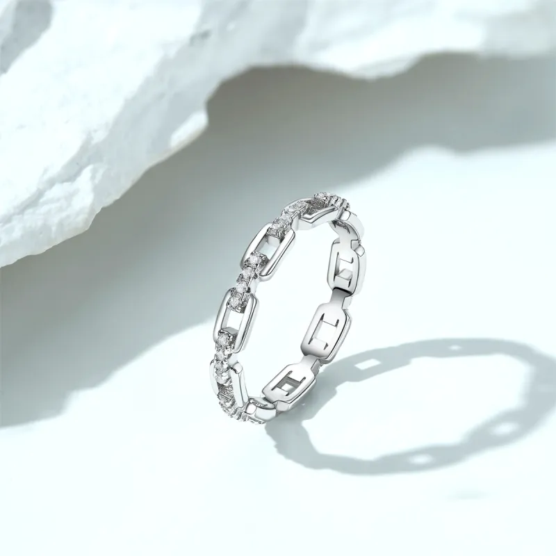 ME LUXE S925 Silver Ring, Premium Normcore Style Open Ring Unisex-1