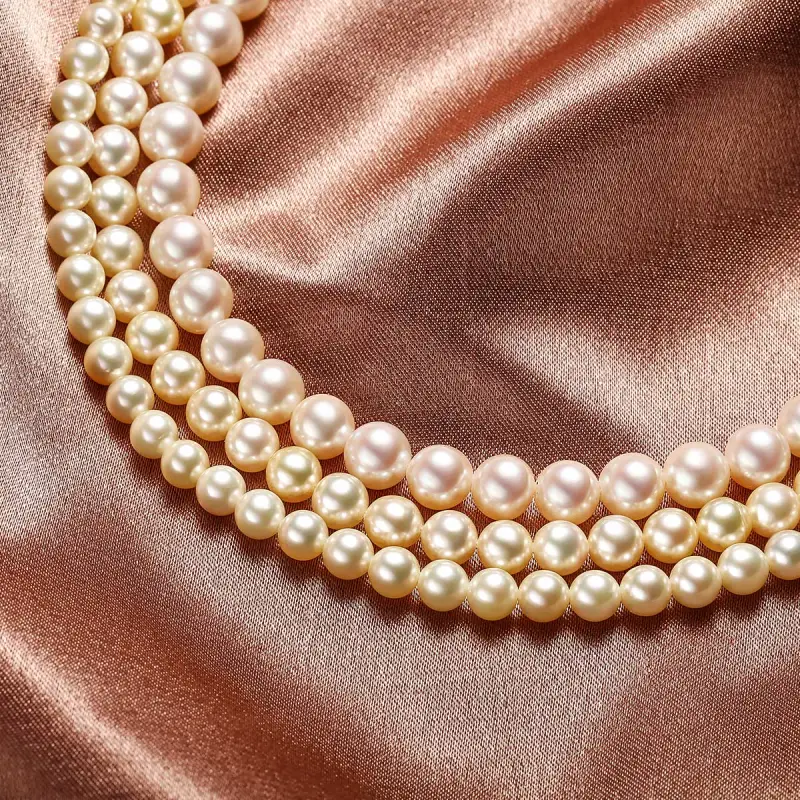 ME LUXE Saltwater Pearl Necklace High End Anniversary Gift Women's-3
