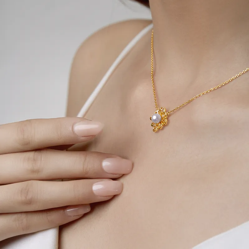 ME LUXE Saltwater Pearl Necklaces Women's-2