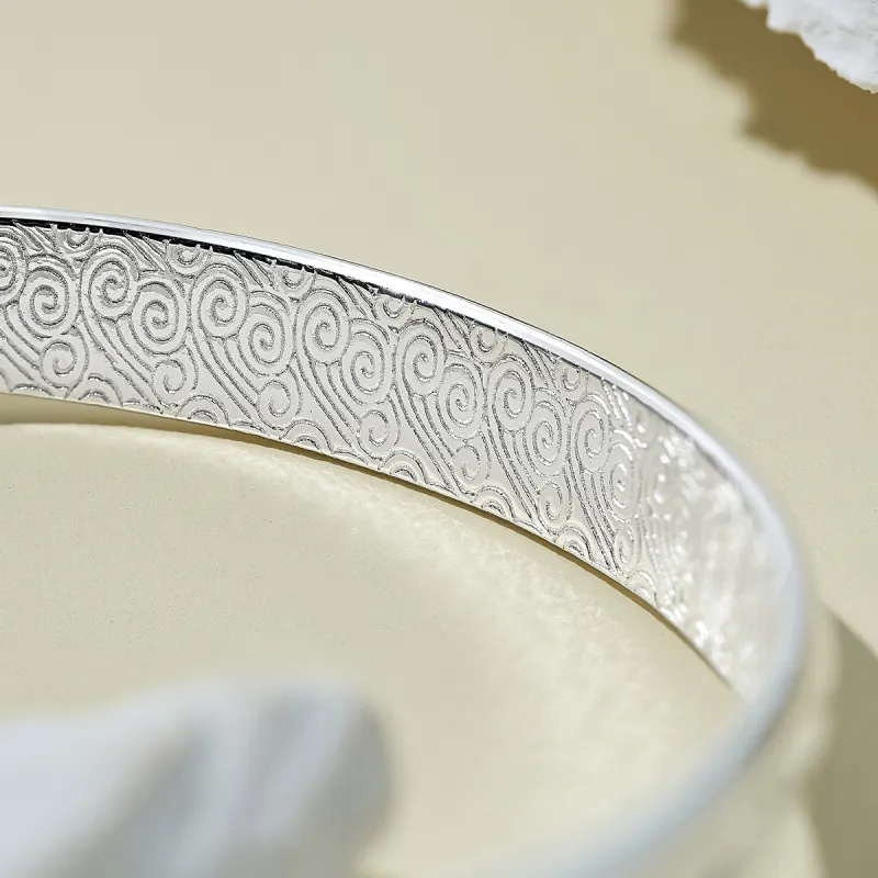 ME LUXE S999 Fine Silver Sterling Silver Bracelets Women's-4