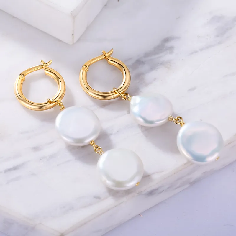 ME LUXE Freshwater Pearl Earrings Women's-4