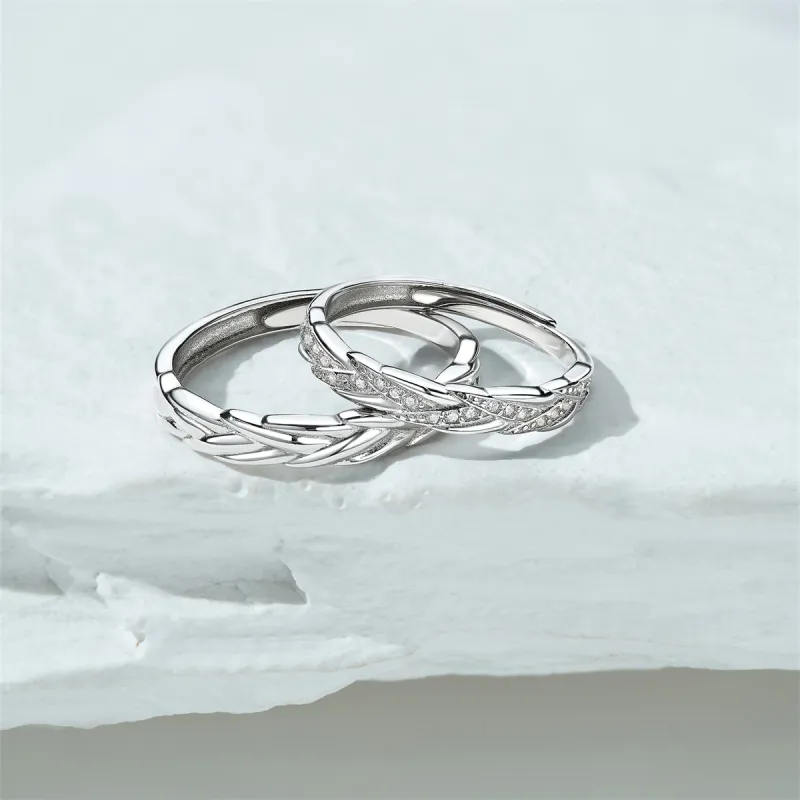ME LUXE S925 Silver Ring, Unique Forest Knuckle Ring Unisex-4