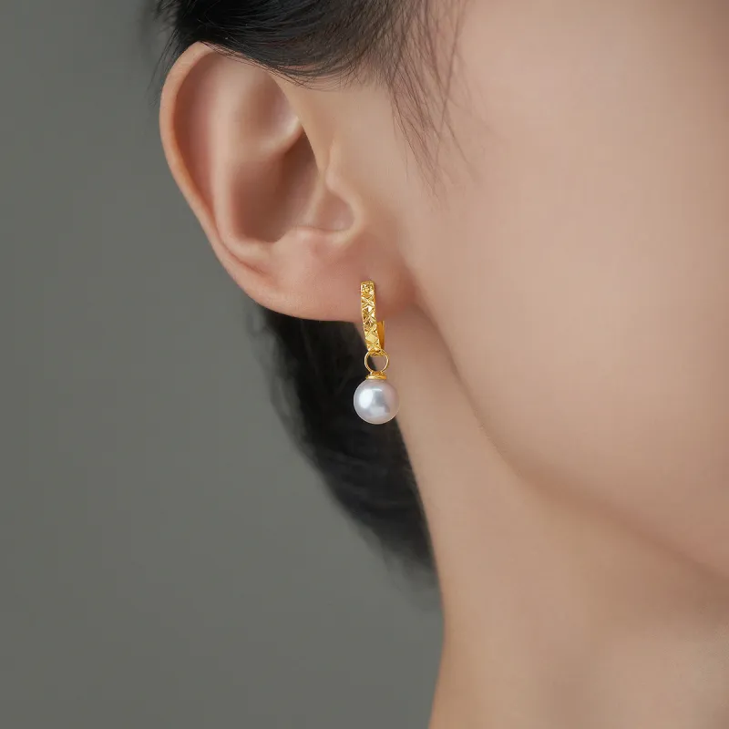 ME LUXE Saltwater Pearl Earrings Women's-1