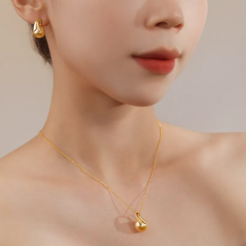 ME LUXE Pearl Earrings Women's-5