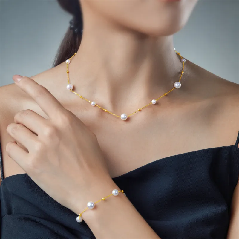 ME LUXE Saltwater Pearl Necklaces Women's-1