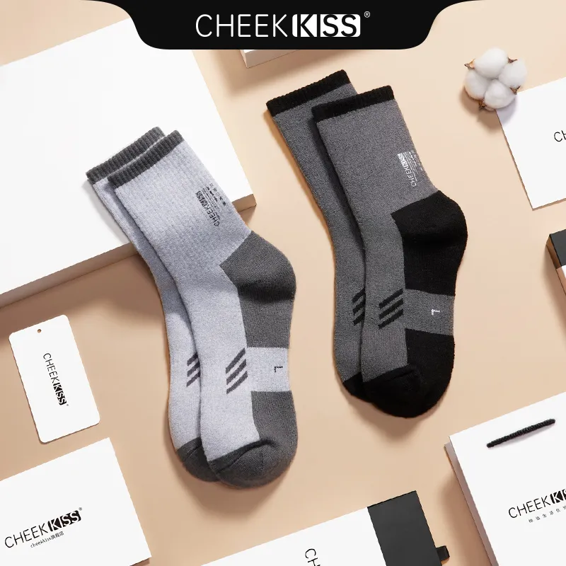 Cheekkiss Mid-Calf Socks Unisex Box 4-Pack-4