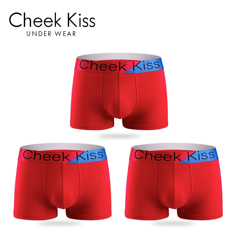 Cheekkiss Underwear Gift Boxes Men's 3 Pack Red-10