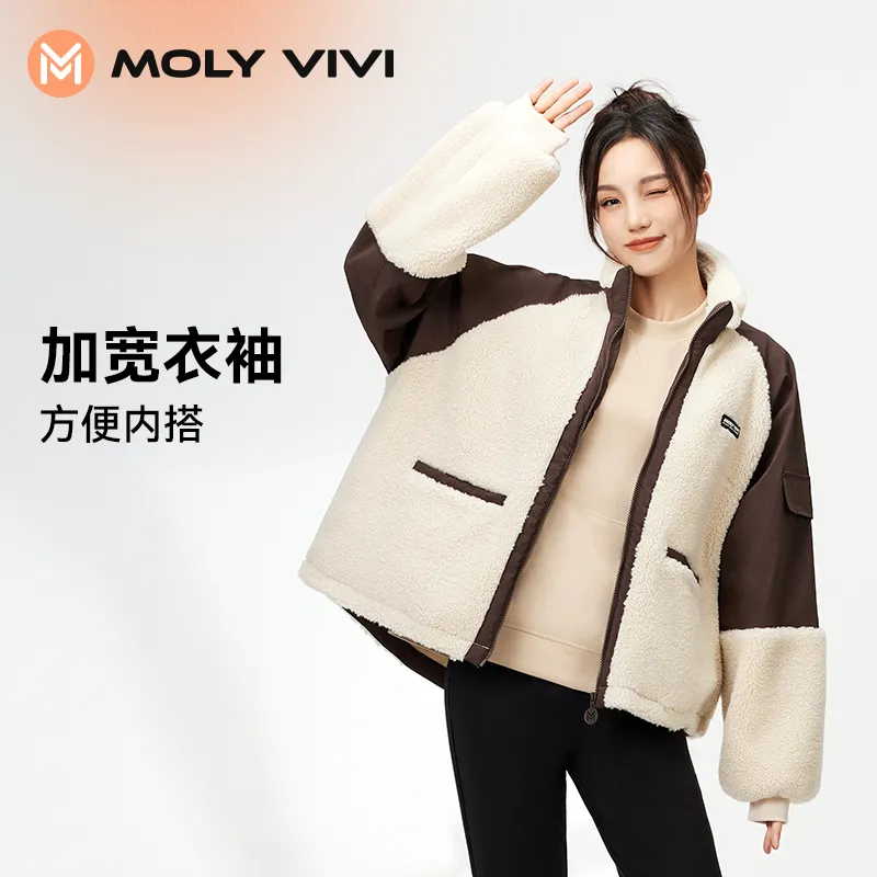 MOLY VIVI Velvet feel Coat Women's-13
