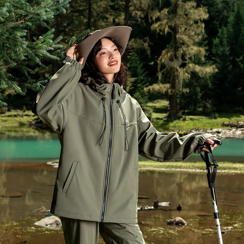 MOLY VIVI Waterproof, Windproof, Abrasion Resistant, Cold Resistant, Thermal, Anti Static Soft Shell Jacket Women's-4
