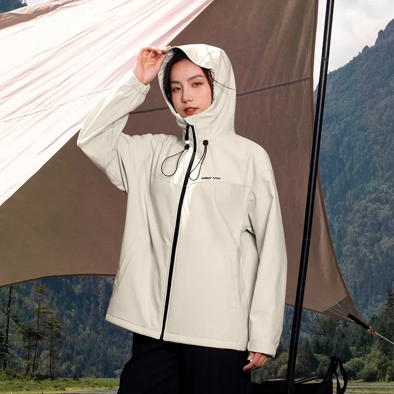 MOLY VIVI Waterproof, Windproof, Abrasion Resistant, Cold Resistant, Thermal, Anti Static Soft Shell Jacket Women's-2