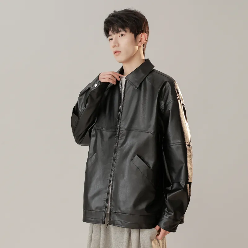 MOPE Leather Jackets Unisex-7