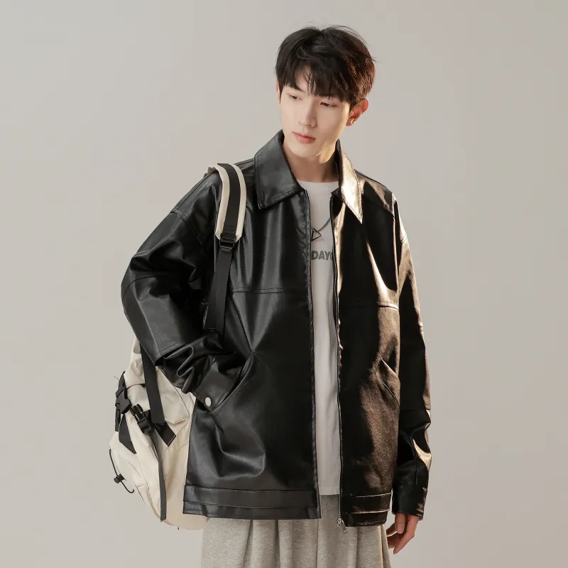 MOPE Leather Jackets Unisex-12