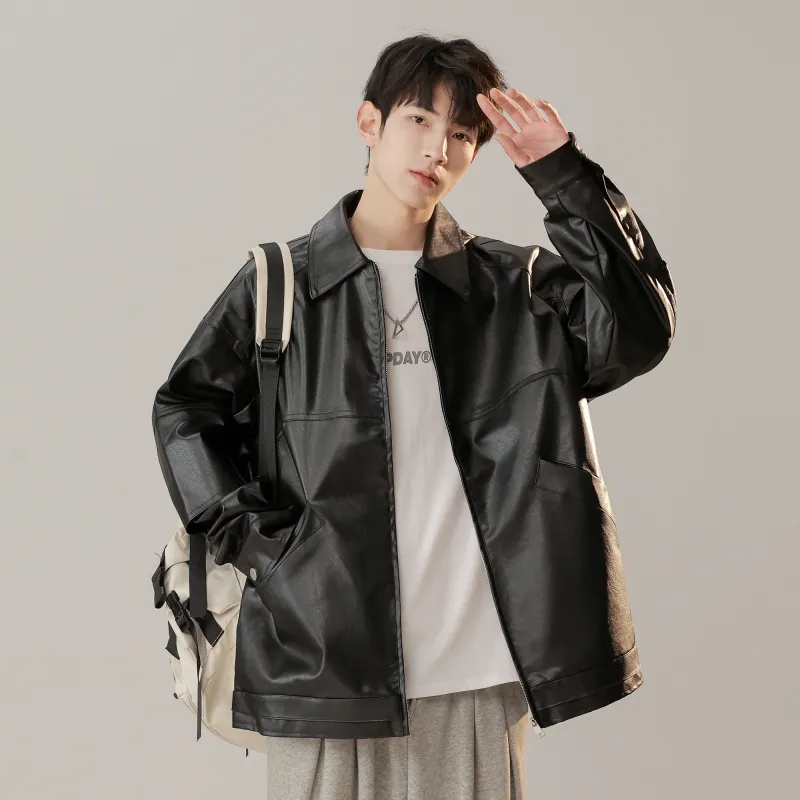 MOPE Leather Jackets Unisex-13
