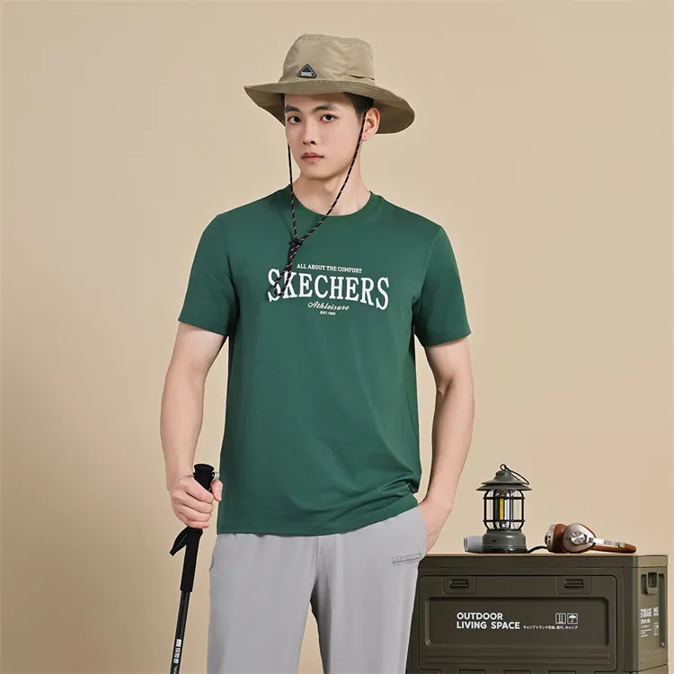 Skechers Basic Activity Collection Sports League Collection Casual Sportswear Men's 2 Piece Set-3