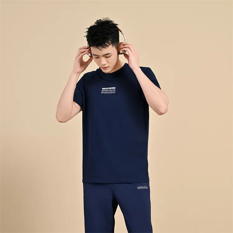 Skechers x Chinatown Market Basic Activity Series Casual Sportswear Men's 2 Piece Set-3