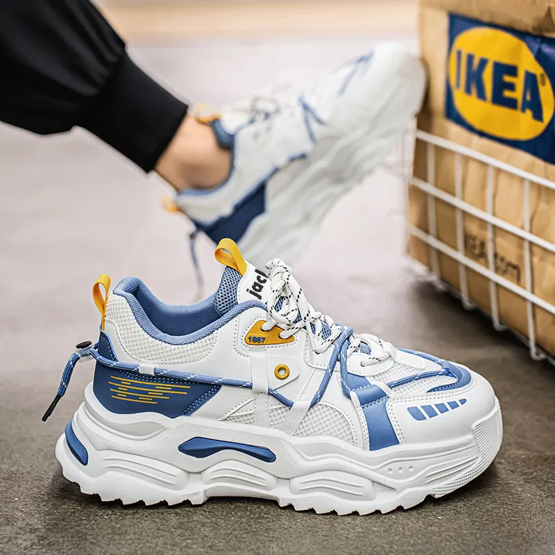 JACLAR Low Top Chunky Sneakers Men's-4