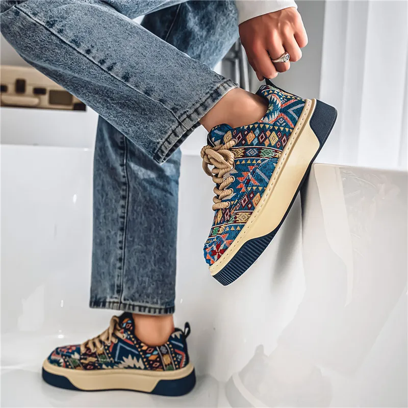 JACLAR Slip Resistant Low Top Skateboard Shoes Men's-8