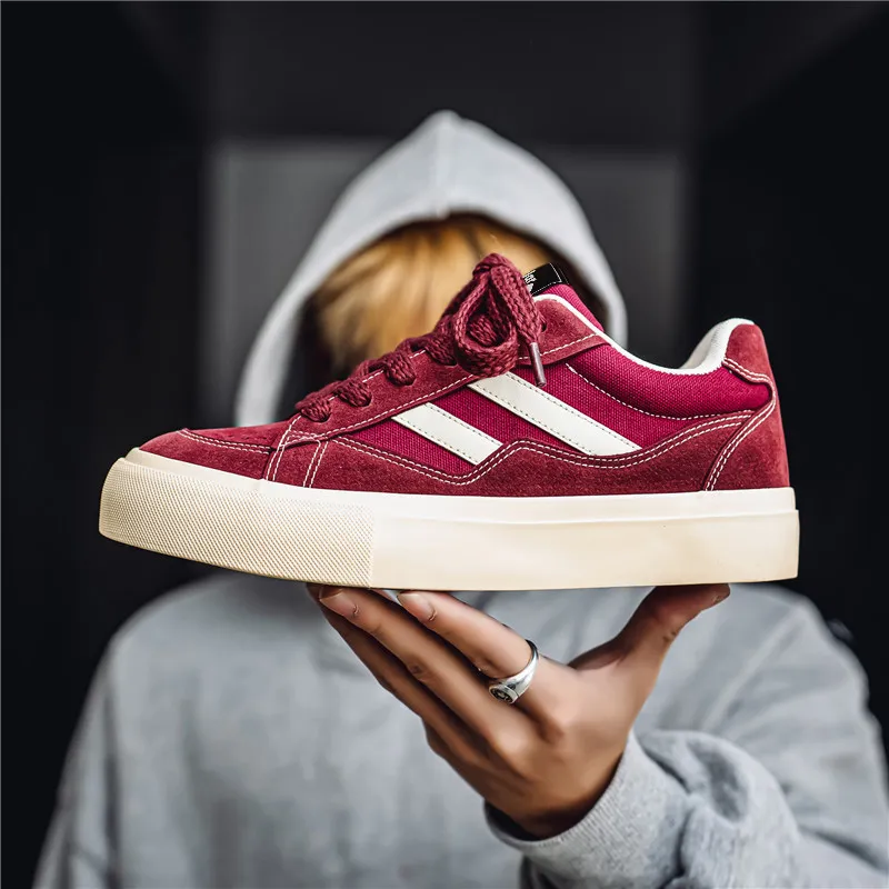 JACLAR Slip Resistant Low Top Skateboard Shoes Men's-8