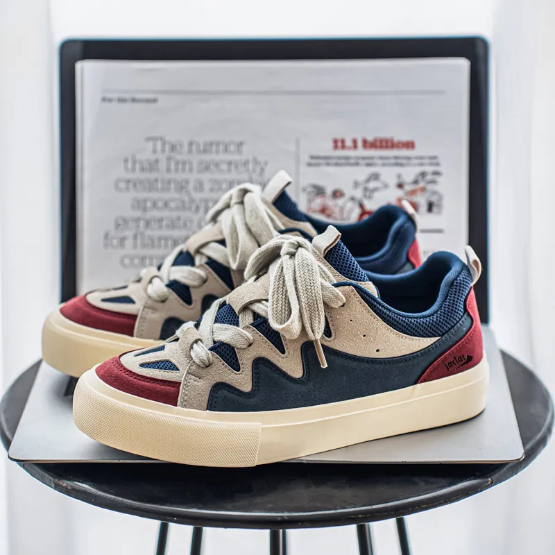JACLAR Slip Resistant Low Top Skateboard Shoes Men's-1