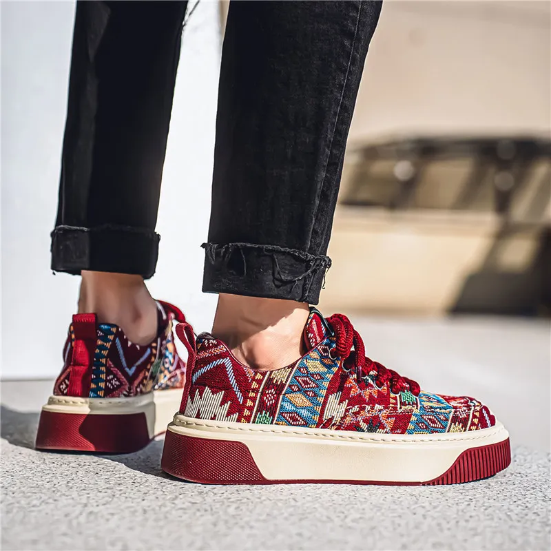 JACLAR Slip Resistant Low Top Skateboard Shoes Men's-1