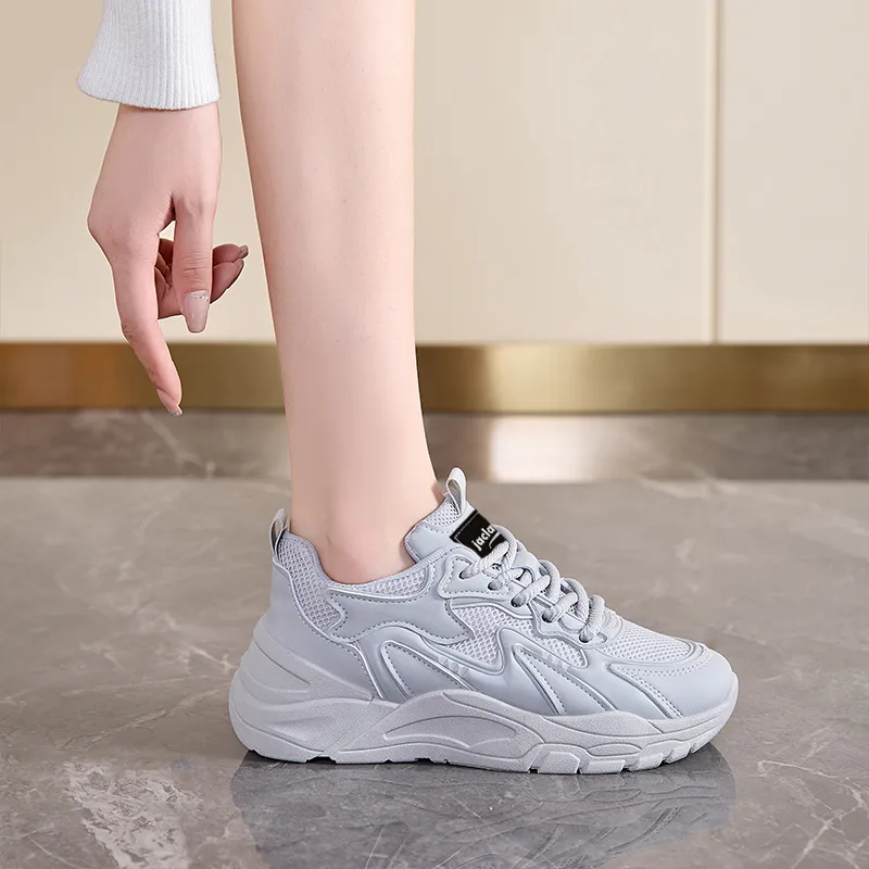JACLAR Abrasion Resistant Low Top Chunky Sneakers Women's-4