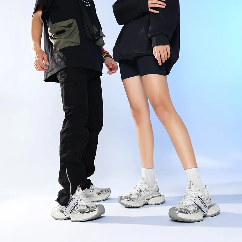 BEILIANYA Cushioning, Slip Resistant, Abrasion Resistant, Lightweight, Height Increasing Low Top Chunky Sneakers Unisex-6