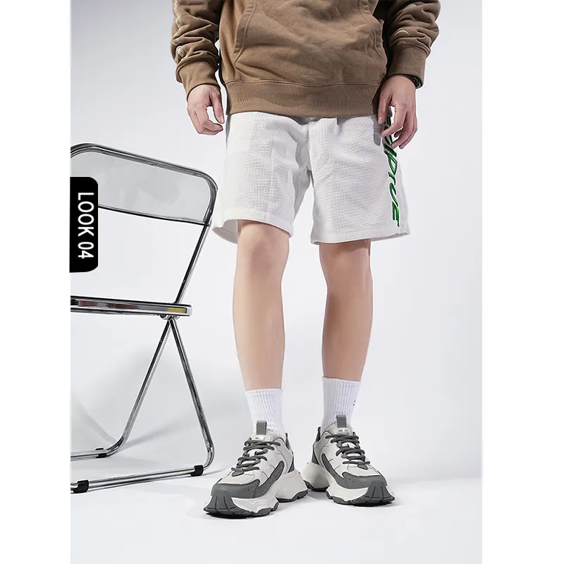 BEILIANYA Chunky Sneakers Unisex Low Top Beige Green/White Gray-6
