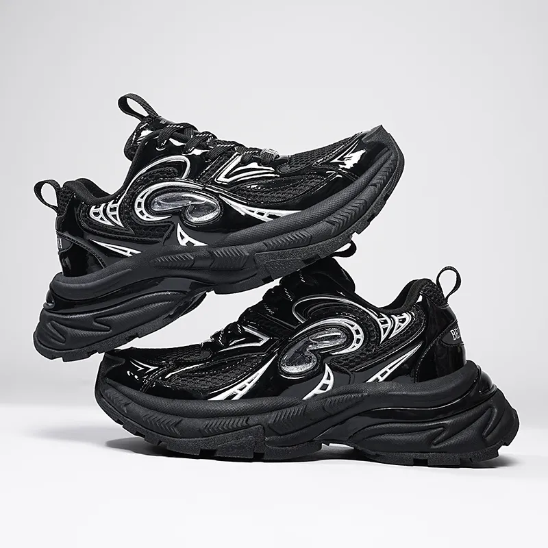 BEILIANYA Fashion Trend, Classic Vintage, Street Ready Turbo Shoes Low Top Chunky Sneakers Unisex-13
