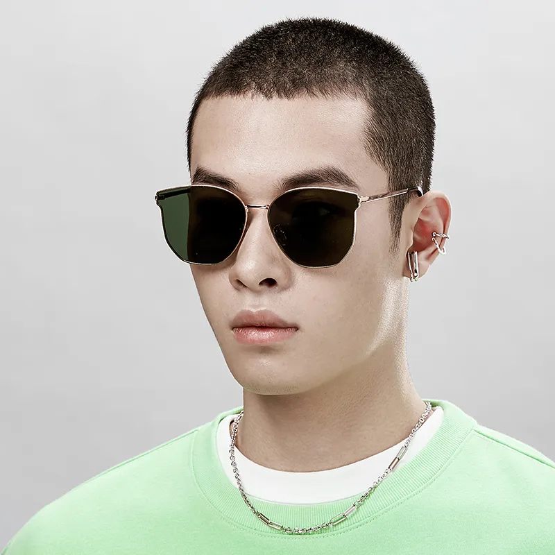 VEGOOS Metal Cat Eye Sunglasses Unisex-6