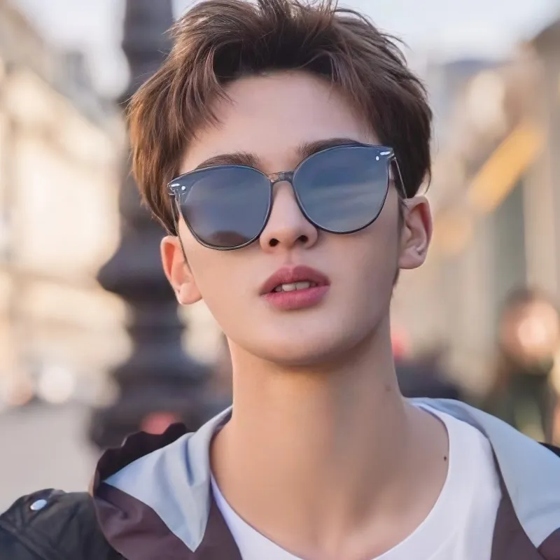 VEGOOS TR/Memory Plastic Square Sunglasses Unisex-3
