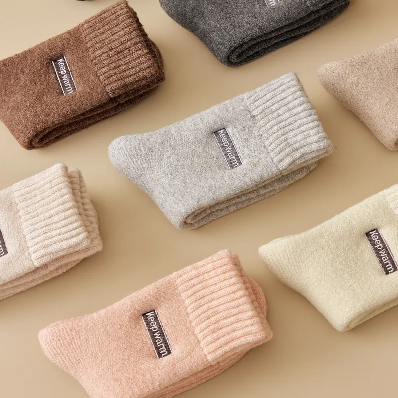 Temooues Mid Calf Socks Women's 4 Pack-14