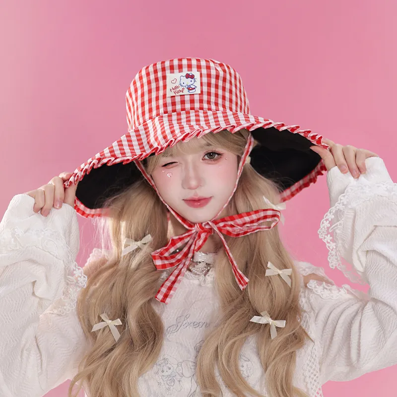 Sanrio Cotton Bucket Hats Unisex-5