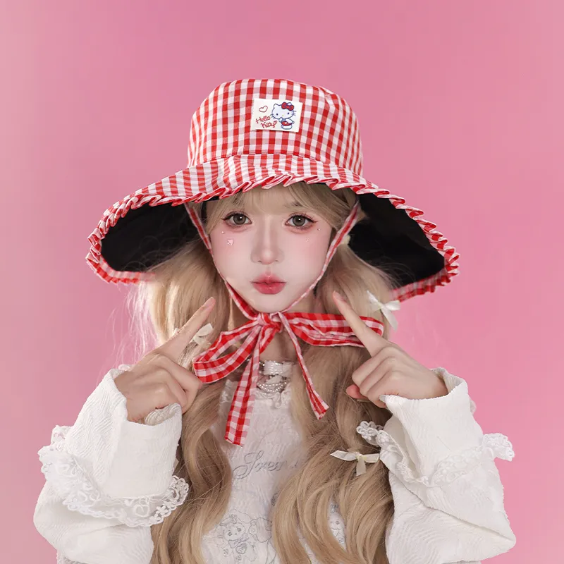 Sanrio Cotton Bucket Hats Unisex-4