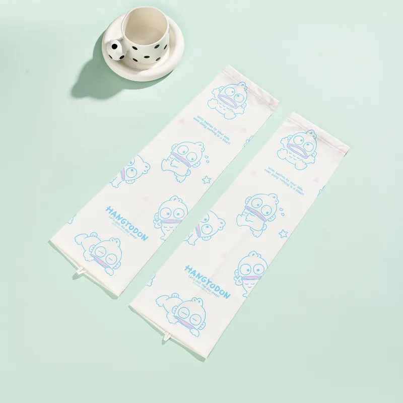 Sanrio Hangyodon Polyester Sun Protection Cooling Arm Sleeves Unisex-2