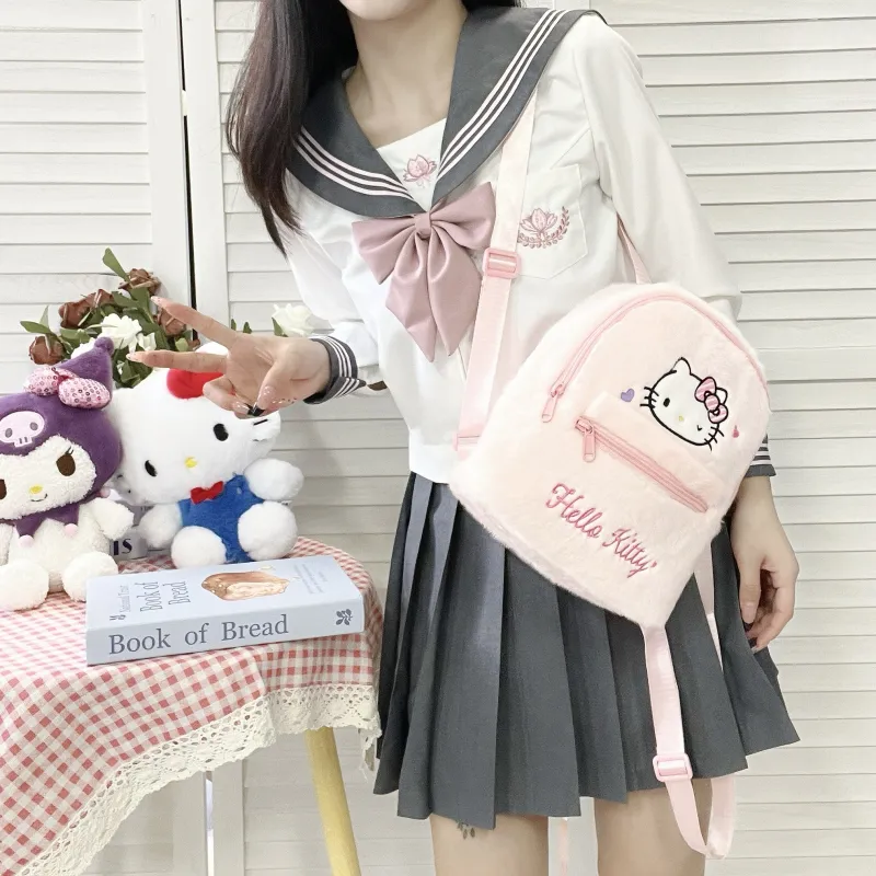 Sanrio Hello Kitty Polyester Backpack Regular Women's Pink-2