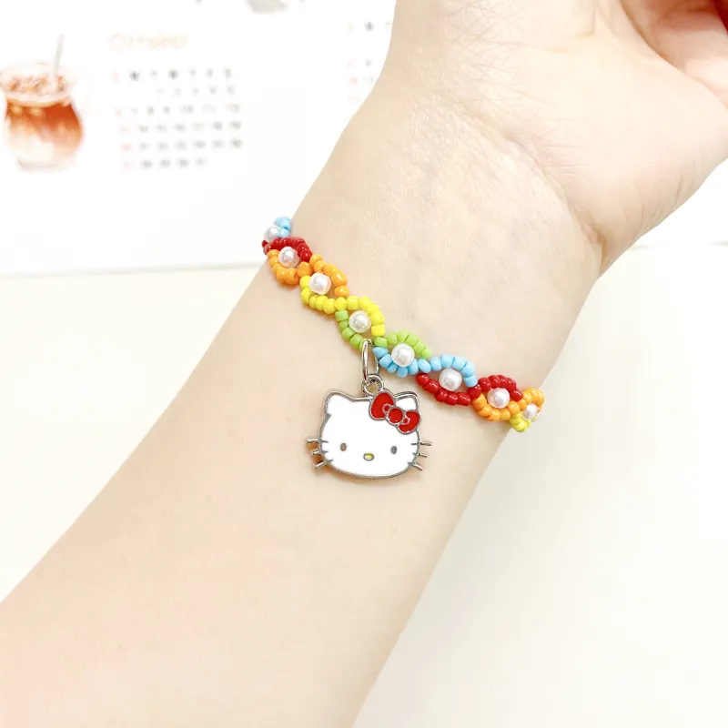 Sanrio x Hello Kitty Acrylic Bracelets Women's-3