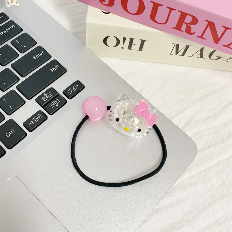 Hello Kitty Acrylic Hair Tie Women's-2