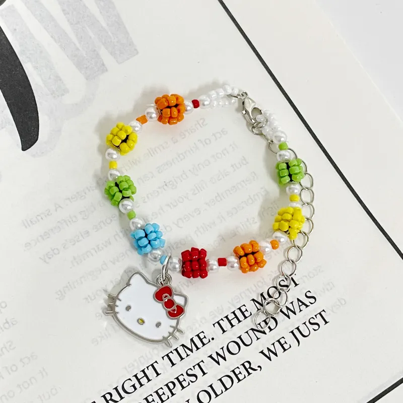 Sanrio Hello Kitty Acrylic Bracelets Women's-4