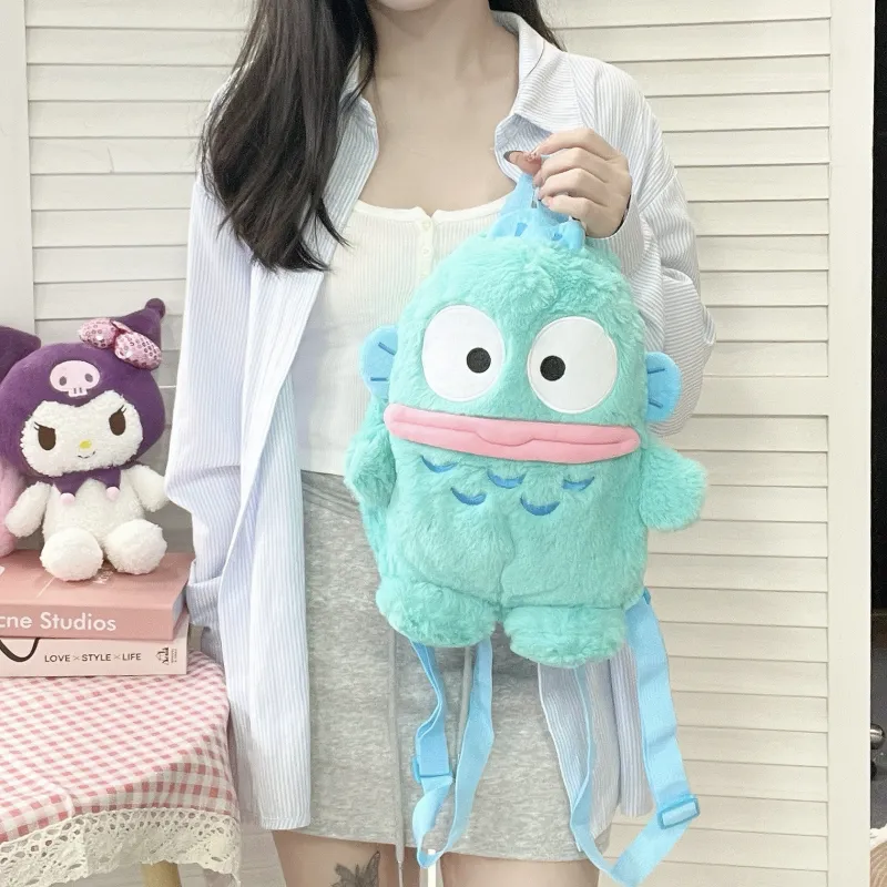 Hello Kitty Polyester Backpack Regular Women's Blue-2