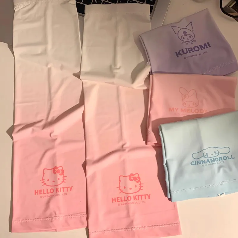 Sanrio Hello Kitty Polyester Sun Protection Sleeves Unisex-5