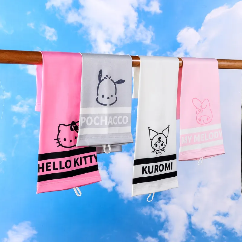Sanrio Kuromi Polyester Sun Protection Sleeves Unisex-5