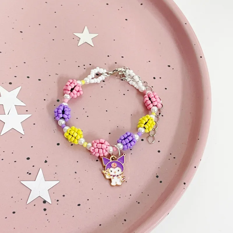 Sanrio Kulomi Acrylic Bracelets Women's Shopping Bag-3
