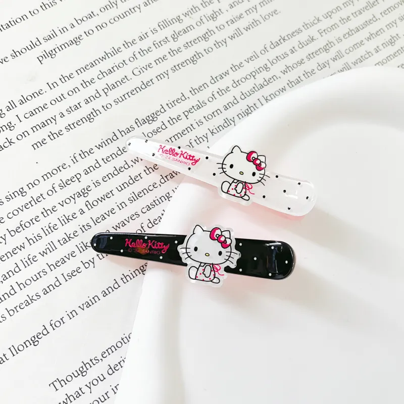 Sanrio Hello Kitty Acrylic Hair Clips Women's-1